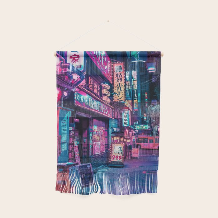 Magic of Cyberpunk Japan Wall Hanging Gallery Image 1