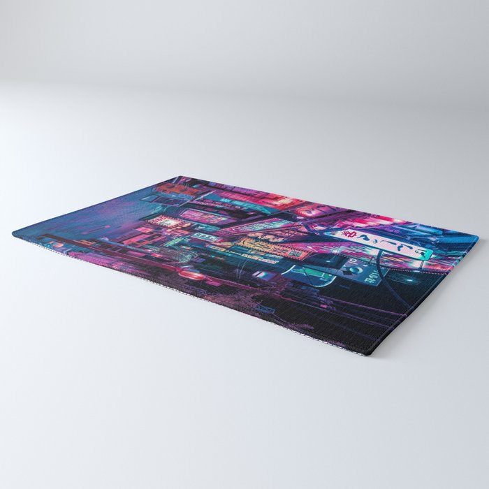 Magic of Cyberpunk Japan Rug Gallery Image 3