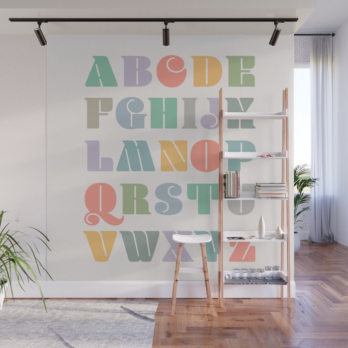 ABCs - Alphabet Wall Mural Gallery Image 1