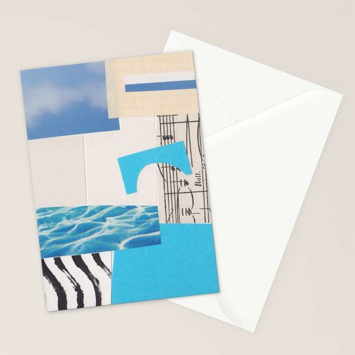 One Color Collection / Picton Blue Stationery Card Gallery Image 2