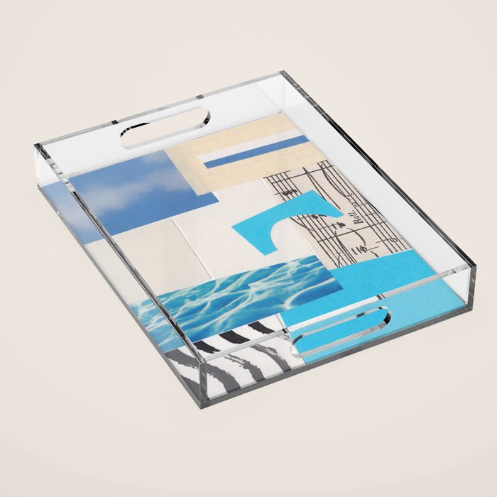 One Color Collection / Picton Blue Acrylic Tray Gallery Image 1