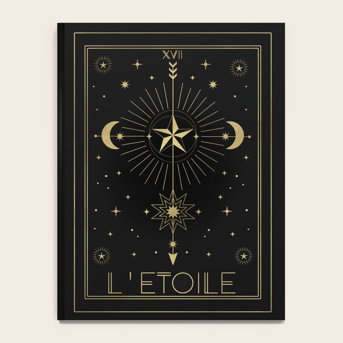 L'Etoile or The Star Tarot Gold Notebook Gallery Image 4