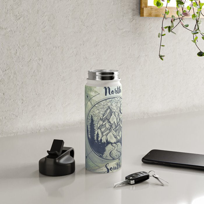 Compass Mountain Road Trip Water Bottle Gallery Image 4