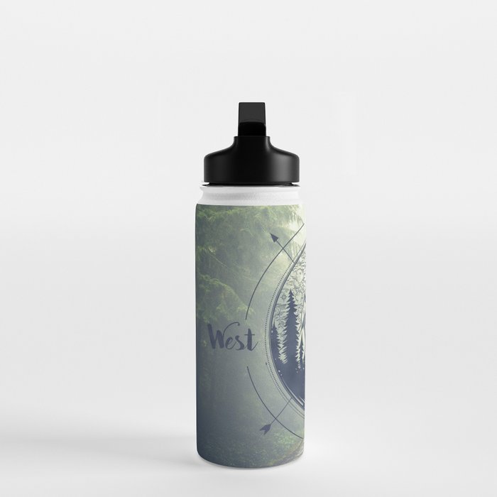 Compass Mountain Road Trip Water Bottle Gallery Image 3