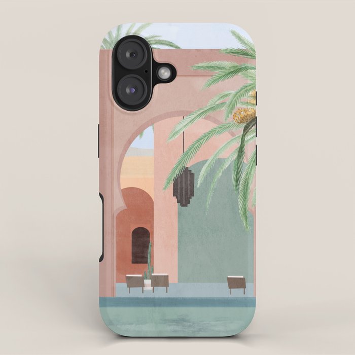 Moroccan Pool iPhone Case Gallery Image 1