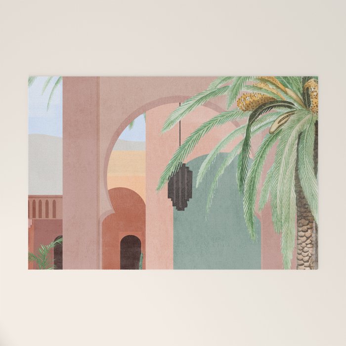 Moroccan Pool Welcome Mat Gallery Image 1