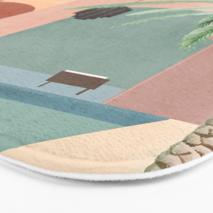 Moroccan Pool Bath Mat Gallery Image 3