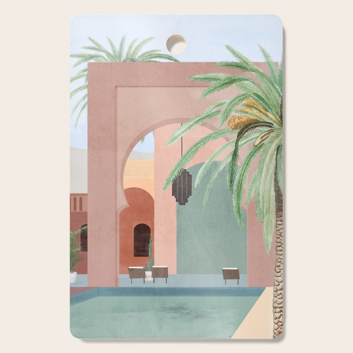 Moroccan Pool Cutting Board Gallery Image 1