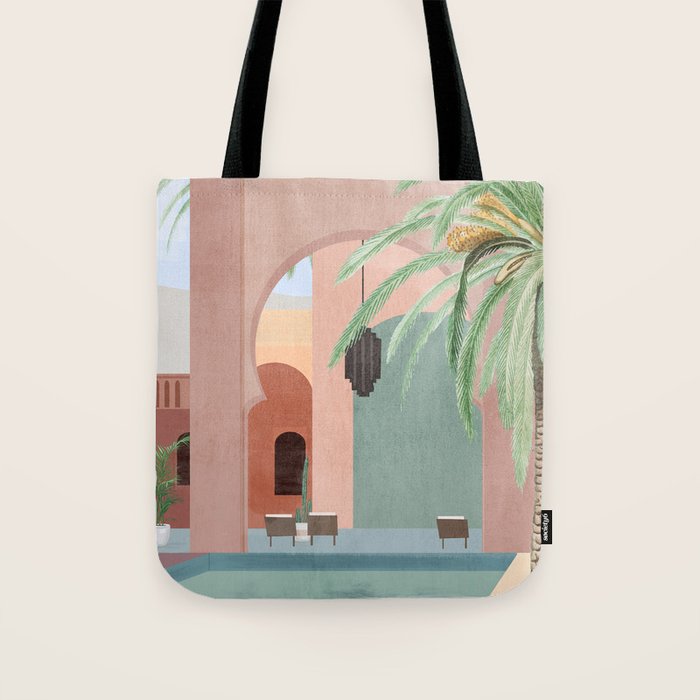 Moroccan Pool Tote Bag Gallery Image 1