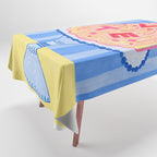 Mold the Future & Vote in Blueberry Blue Tablecloth Gallery Image 1