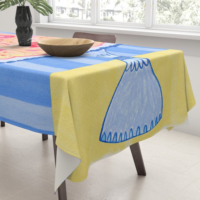 Mold the Future & Vote in Blueberry Blue Tablecloth Gallery Image 3