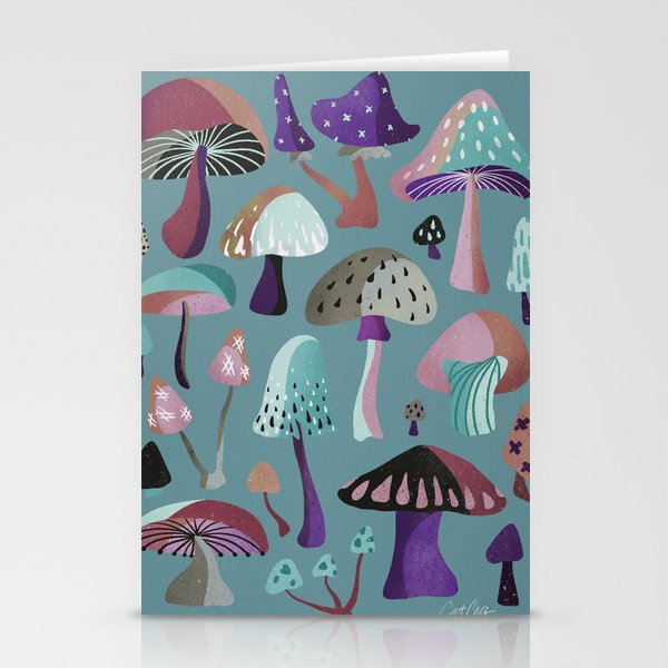Mushroom Collection â Galaxy Stationery Card Gallery Image 1