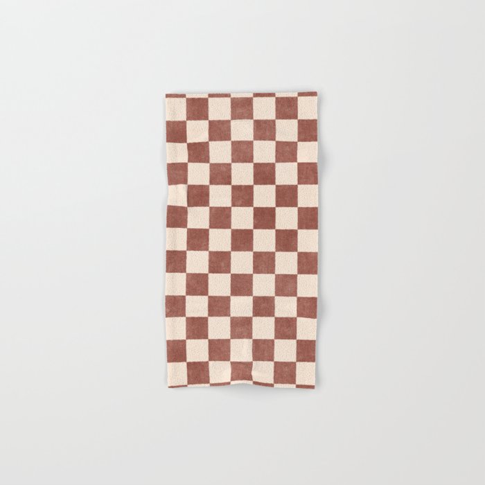 CHECKER - 001 - Clove Bath Towel Gallery Image 1