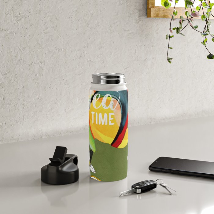 Tea Time 5 Water Bottle Gallery Image 4
