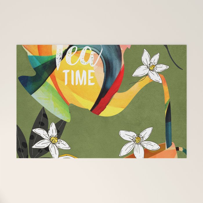 Tea Time 5 Welcome Mat Gallery Image 1
