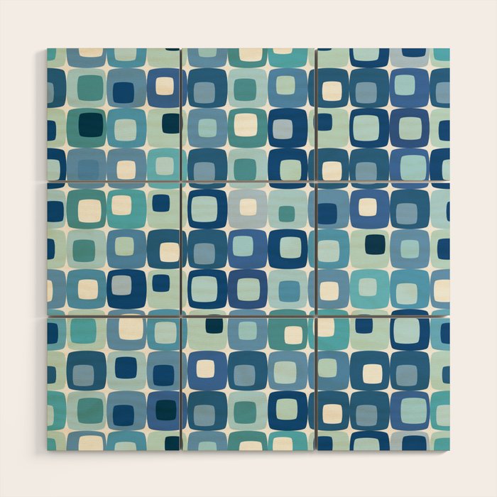 Mid Century Modern 44.1 Wood Wall Art Gallery Image 1