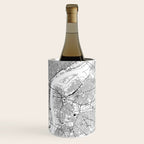 Philadelphia White Map Wine Chiller Gallery Image 3