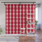 Cherry and Strawberry Cream Puff Bubble Chain Wall Mural Gallery Image 1