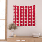 Cherry and Strawberry Cream Puff Bubble Chain Wall Tapestry Gallery Image 2