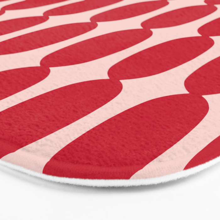 Cherry and Strawberry Cream Puff Bubble Chain Bath Mat Gallery Image 3