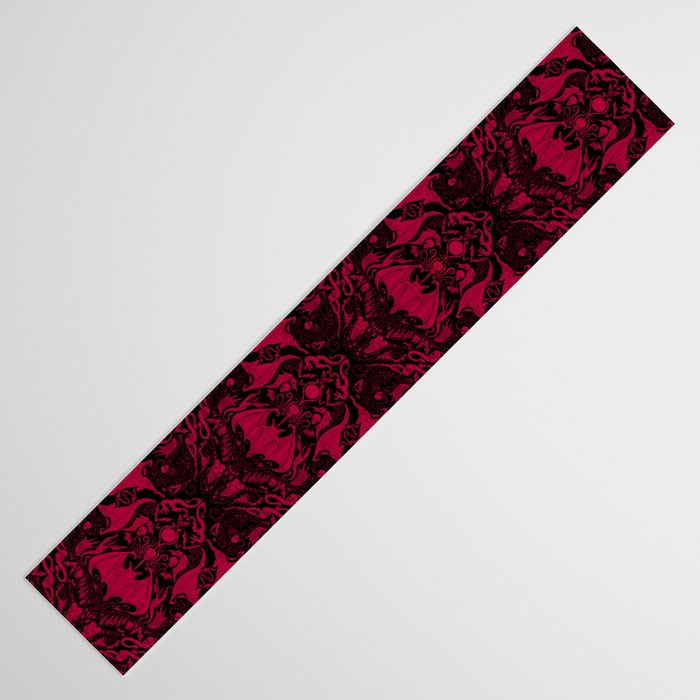 Bats and Beasts - Blood Red Table Runner Gallery Image 3