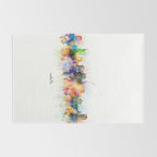nashville skyline artistic Rug Gallery Image 2