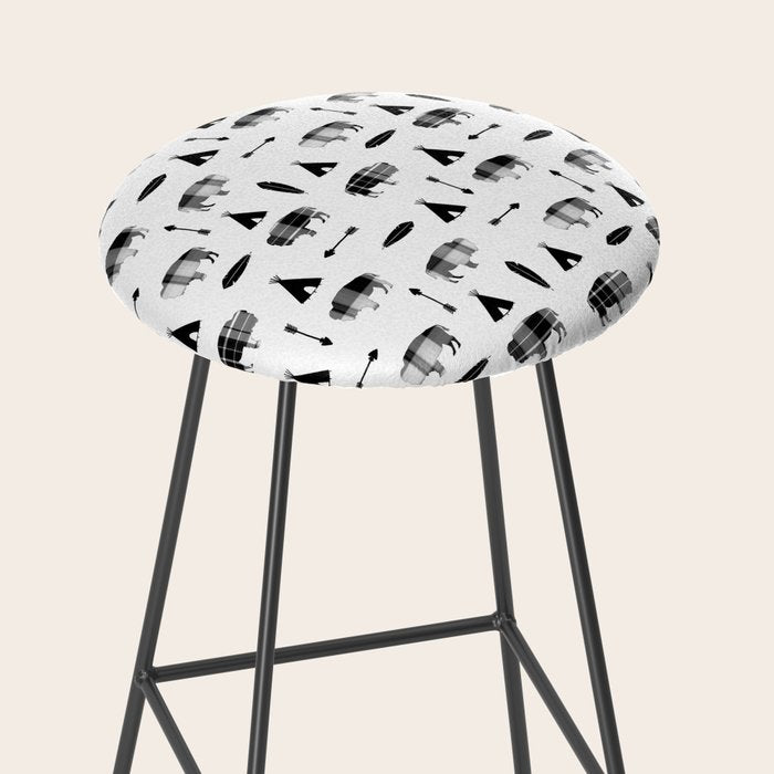 Buffalo Tribe Stool Gallery Image 2
