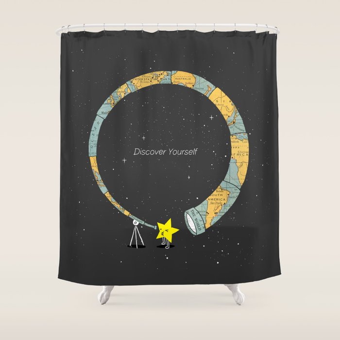 Discover yourself Shower Curtain Gallery Image 1
