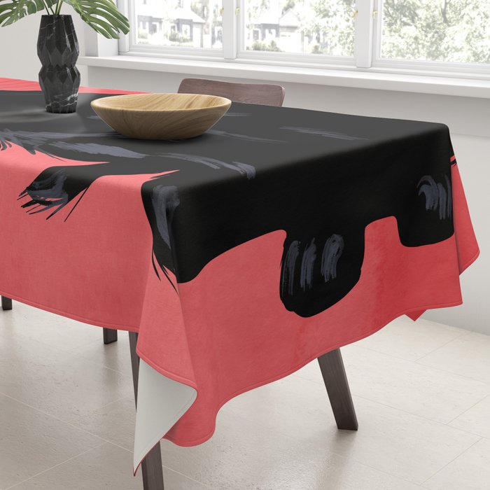 Black cat 2 Tablecloth Gallery Image 3