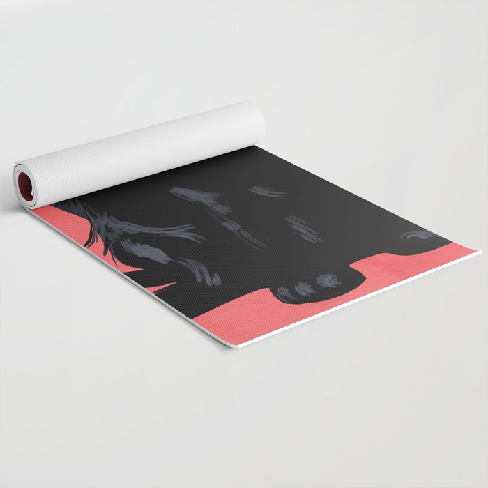 Black cat 2 Yoga Mat Gallery Image 2