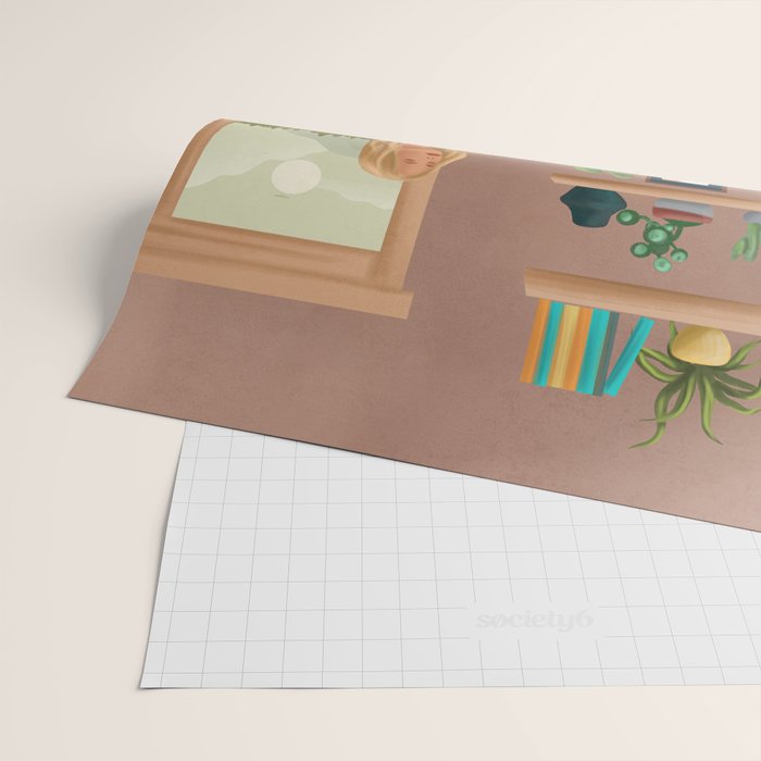 Tables and chairs worn by all of the dust Wrapping Paper Gallery Image 2
