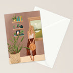 Tables and chairs worn by all of the dust Stationery Card Gallery Image 2