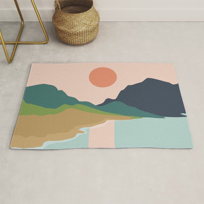 Sun reflection Rug Gallery Image 1