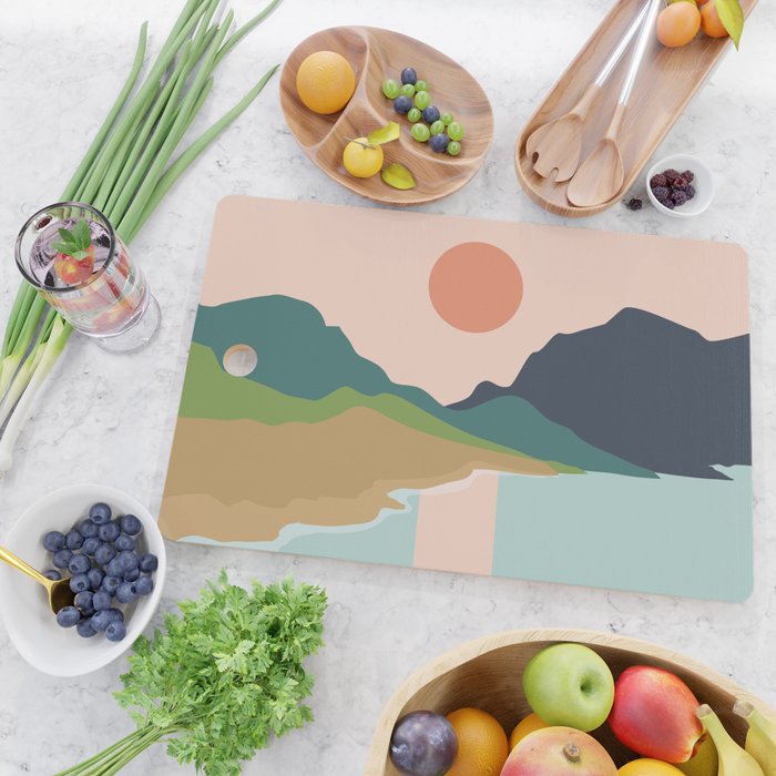 Sun reflection Cutting Board Gallery Image 2