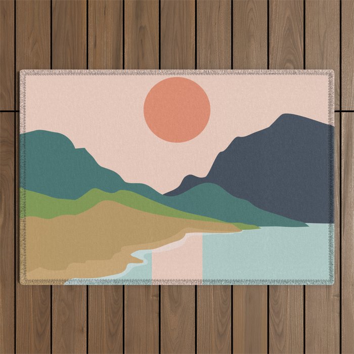 Sun reflection Outdoor Rug Gallery Image 1