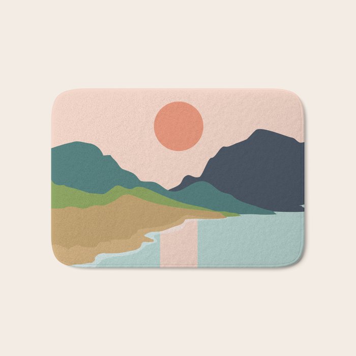 Sun reflection Bath Mat Gallery Image 1