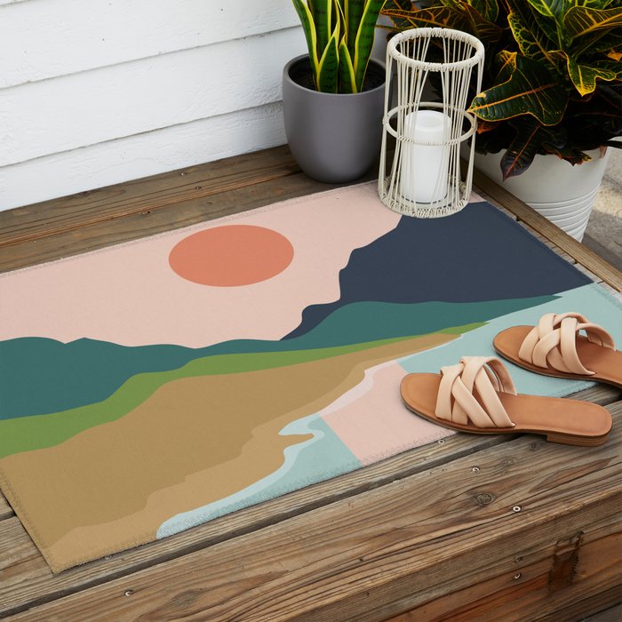 Sun reflection Outdoor Rug Gallery Image 2