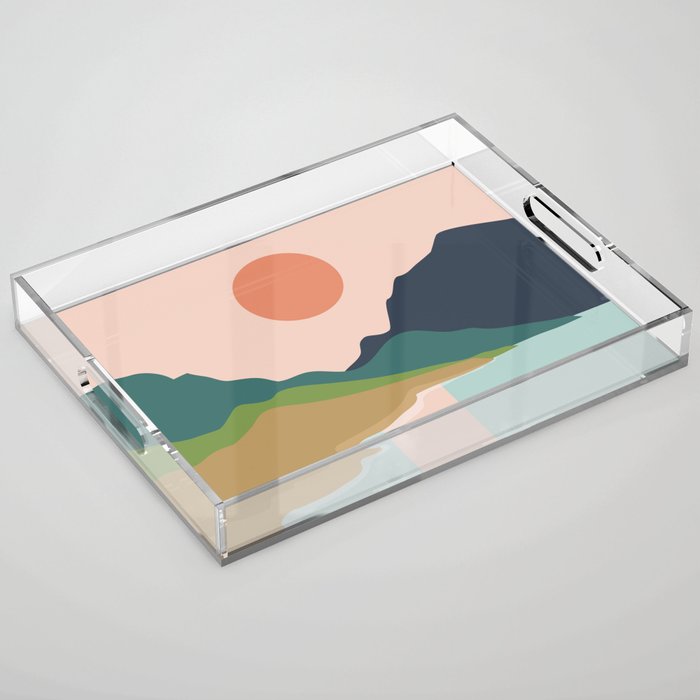 Sun reflection Acrylic Tray Gallery Image 1