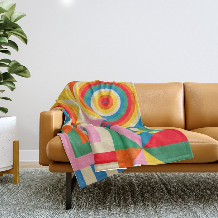 Bird Man Throw Blanket Gallery Image 1