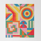 Bird Man Throw Blanket Gallery Image 2