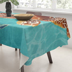 Metallic Sea Turtle Tablecloth Gallery Image 3
