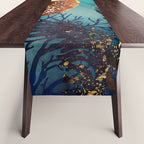 Metallic Sea Turtle Table Runner Gallery Image 1