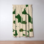 Abstract Flowers 3 Window Curtain Gallery Image 3