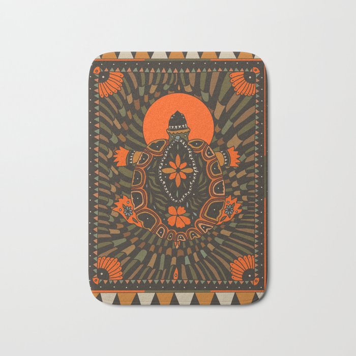 Painted Turtle Bath Mat Gallery Image 1