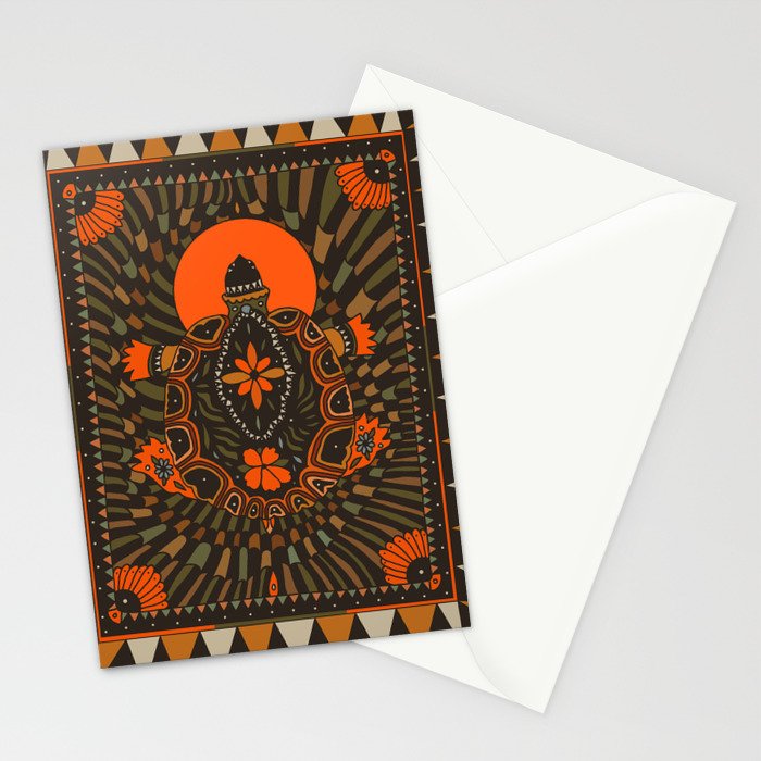Painted Turtle Stationery Card Gallery Image 2