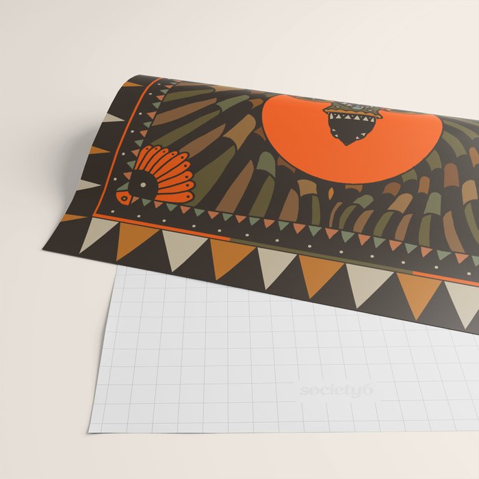 Painted Turtle Wrapping Paper Gallery Image 2