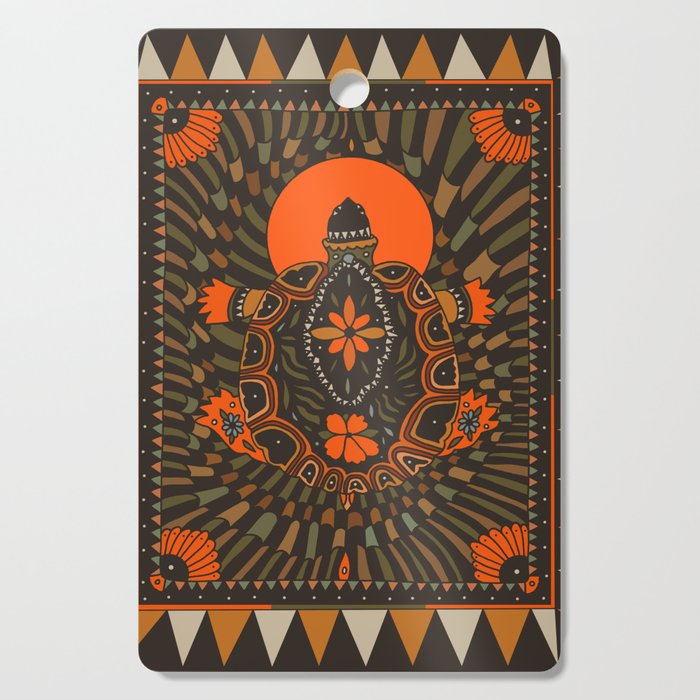 Painted Turtle Cutting Board Gallery Image 1