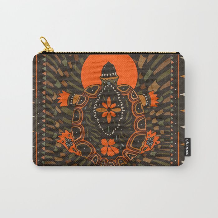 Painted Turtle Carry All Pouch Gallery Image 1