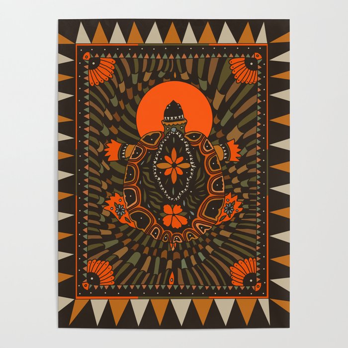 Painted Turtle Poster Gallery Image 4