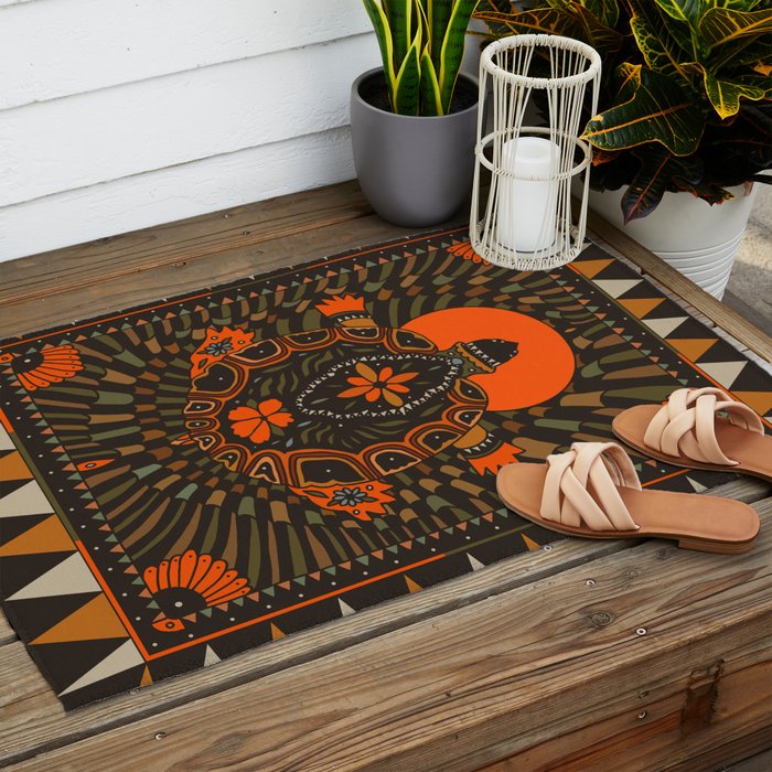 Painted Turtle Outdoor Rug Gallery Image 2